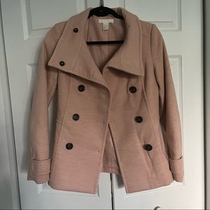 H&M Blush Trench Coat
